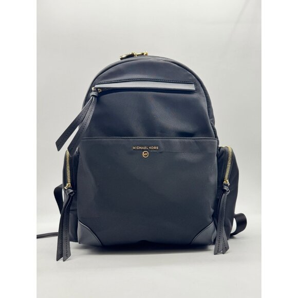 MICHAEL KORS Prescott nylon padded women's large backpack BLACK-Used has scratch - Picture 1 of 16